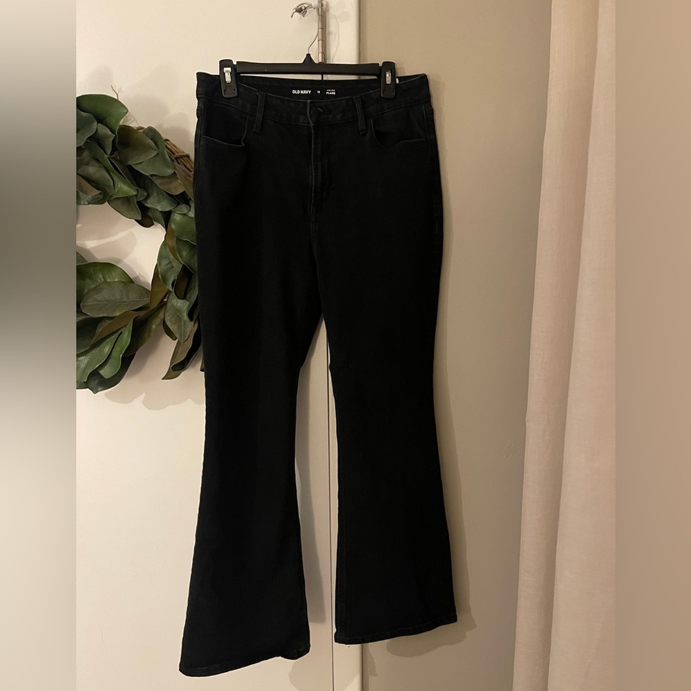 Old Navy Dark Gray Flare Jeans